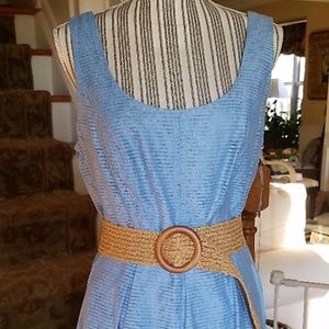 Nine West  Sleeveless Dress With Belt NWT